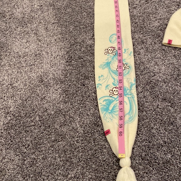 Pink Cookie Skull Hat and Scarf Set - Picture 13 of 13